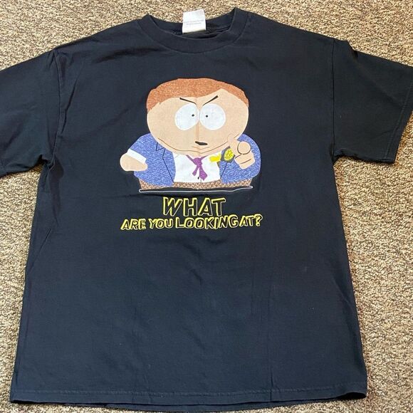 VTG 205 COMEDY CENTRAL WHAT ARE YOU LOOKING AT? SIZE APPROXIMATE XL- L No Tag - Picture 15 of 16